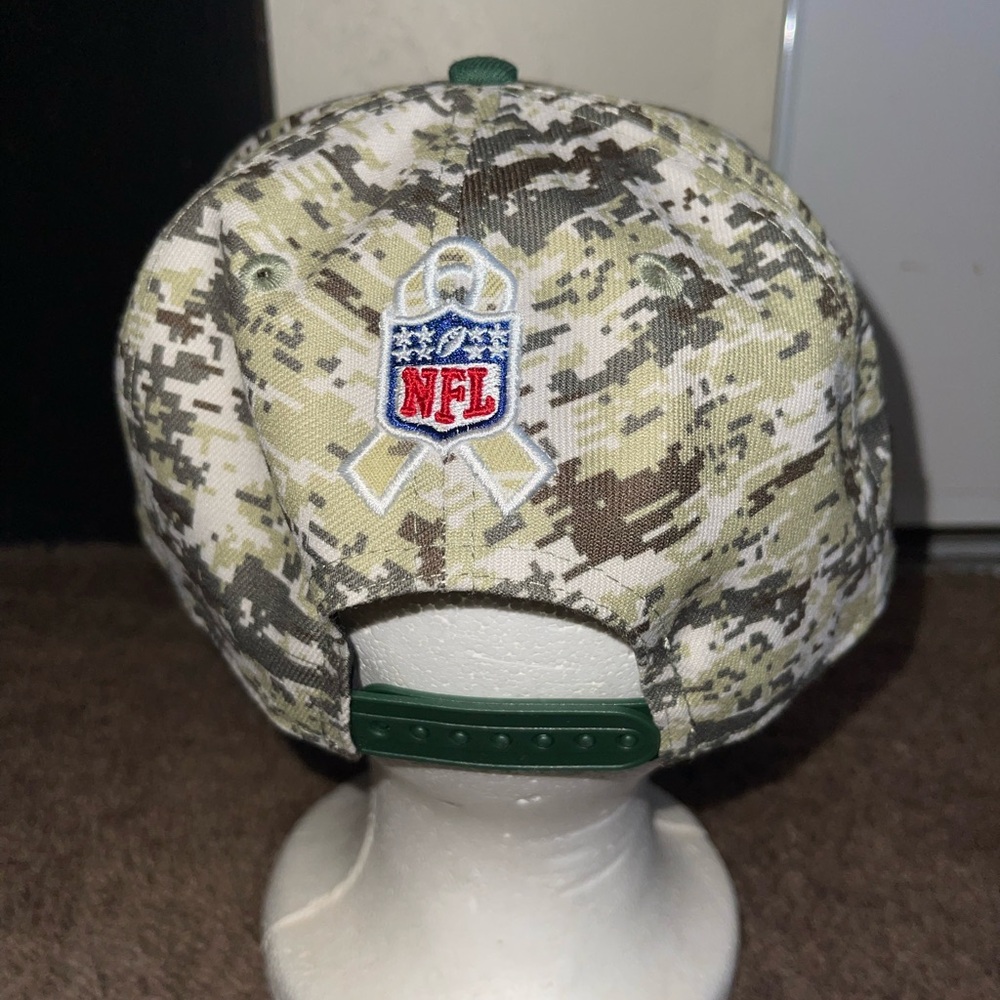New Era Green Bay Packers 2023 Salute To Service STS Hat 9FIFTY Snapback Camo - Picture 6 of 10